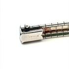 Estate Italian Sterling Silver 7.5" Omega Bracelet Safety Clasp 14.9g Patina — photo 9
