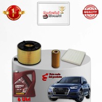 Set Service 3 Filter Und ÖL Audi Q5 Fy 2.0 180KW 245CV Von 2018-