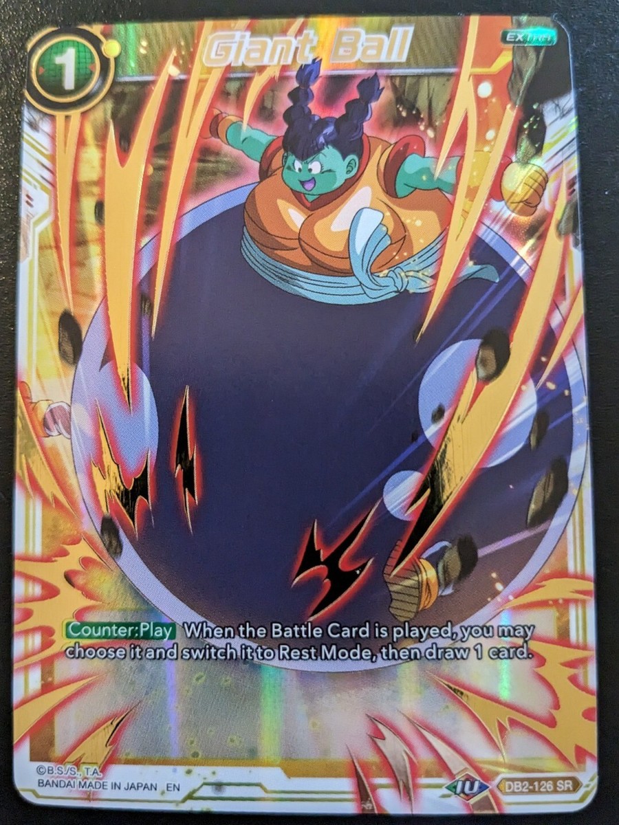 Giant Ball DB2-126 Gold Stamped Foil Super Rare Mythic Booster