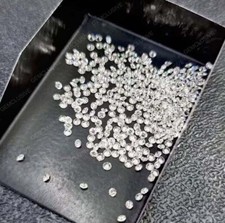 Loose CVD Lab-Grown Diamond 0.90 mm Round D Color IF Clarity Certified Diamonds