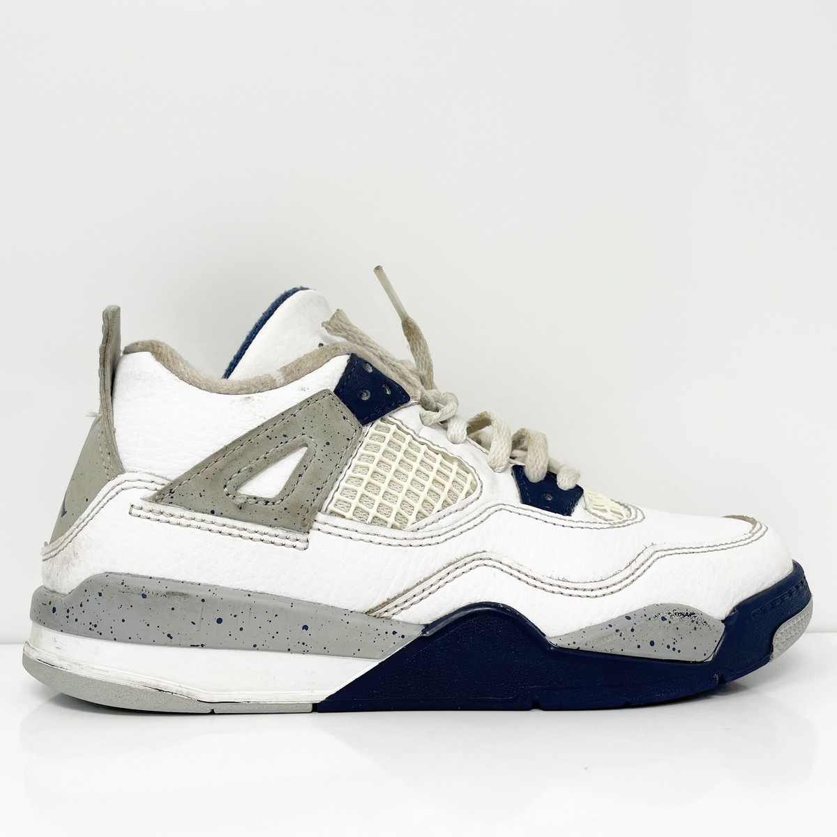 Nike Boys Air Jordan 4 BQ7669-140 White Basketball Shoes
