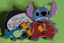 Disney Japan Mickey & Pals M & P Alien Stitch Frog Lilo & Stitch LE 1200 Pin