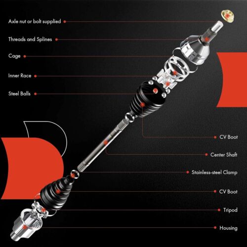 A-Premium CV Axle Shaft Assembly Compatible with Kia Telluride 2020-2022 & - Bild 6 von 7