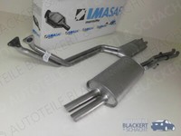 Imasaf Auspuffanlage Komplett für BMW 3Er 325 E30 Ohne Kat 1987-1993
