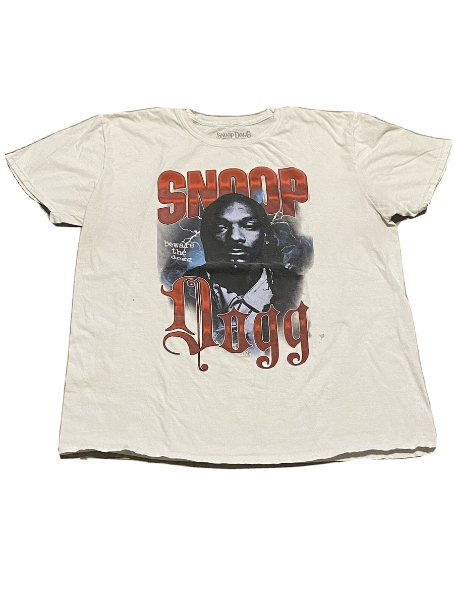 SNOOP DOGG Official gear beware the dogg Portrait White S/S