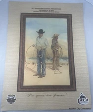 Actor Artist Buck Taylor 2010 Wrangler National Finals Rodeo Poster Las Vegas