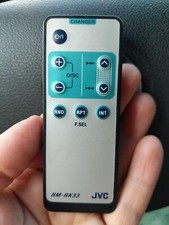 JVC RM-RK33 REMOTE CD CHANGER CONTROL JVC RM-RK33 REMOTE CONTROL.