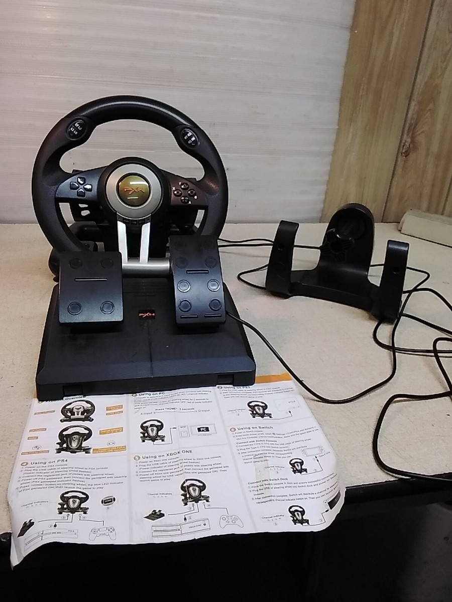 PXN-V3 Pro Steering Wheel 180° Universal USB Racing Wheel