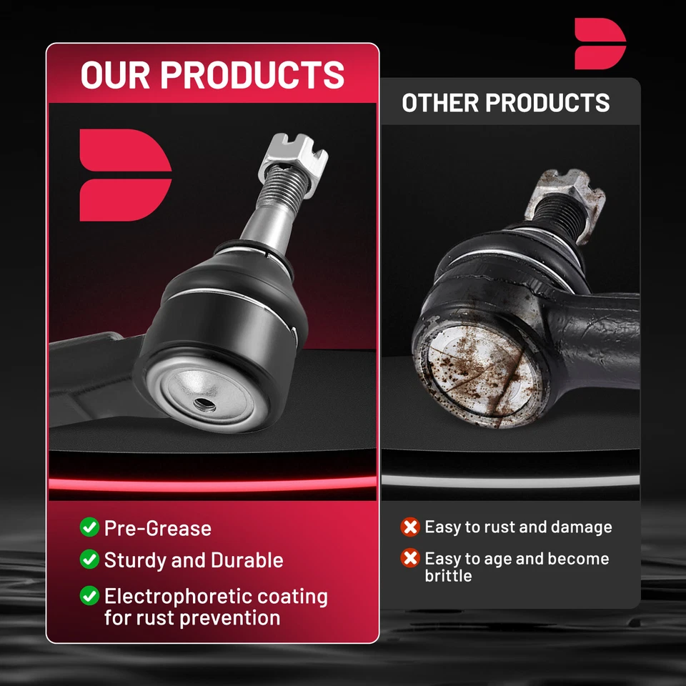 Inner & Outer Tie Rod Bellow Boot Kit for Toyota Camry Avalon Sienna Lexus ES300 - Изображение 4 из 4