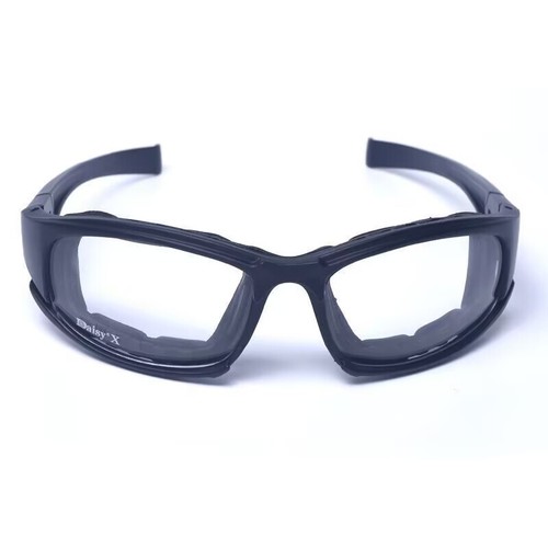 Mens X7 Tactical Sunglasses Desert Storm With 4 Lens Outdoor UV Military Goggles - Picture 7 of 9
