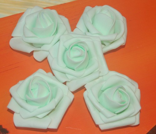 6-25 Schaumrosen 2-8cm Moosgummirosen Foamrosen rose flowers  Rosen Rosenköpfe - Afbeelding 21 van 42