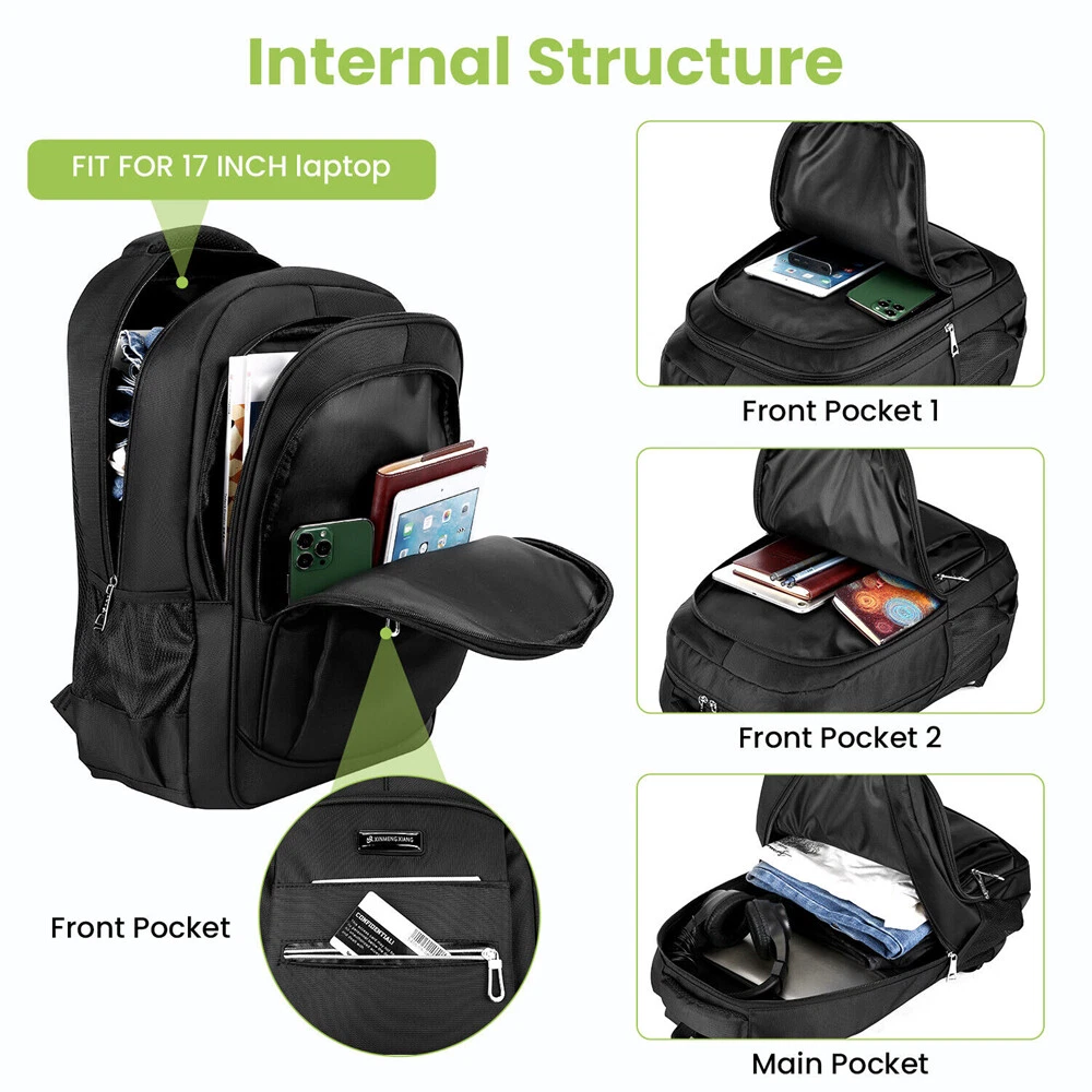 Water Resistant Backpack with Laptop Compartment and Anti Theft