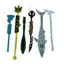 Tiki Swizzle Sticks Hidden Harbor Ventiki Intoxicats Hukilau Vic's Underground