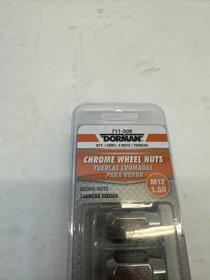 Dorman 711-309 车轮螺母铬橡子 1-PC M12-1.50 — 第 2/3 张图片
