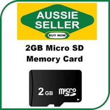 2Gb MicroSD Micro Secure Digital Flash Memory Card old Phone Camera SD Reader 2G