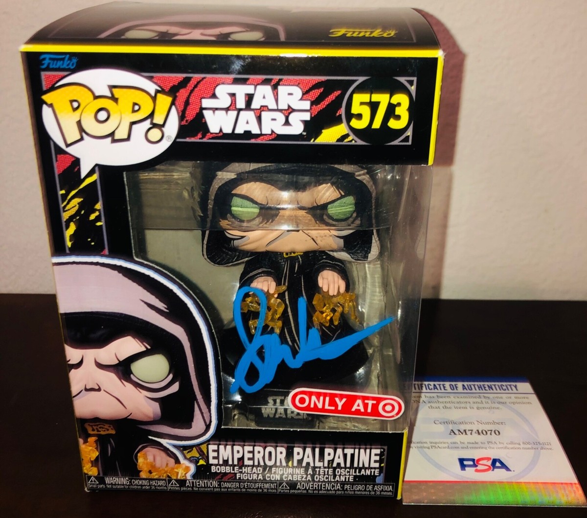 Sam Witwer Emperor Palpatine Star Wars Voice Actor #573 Signed