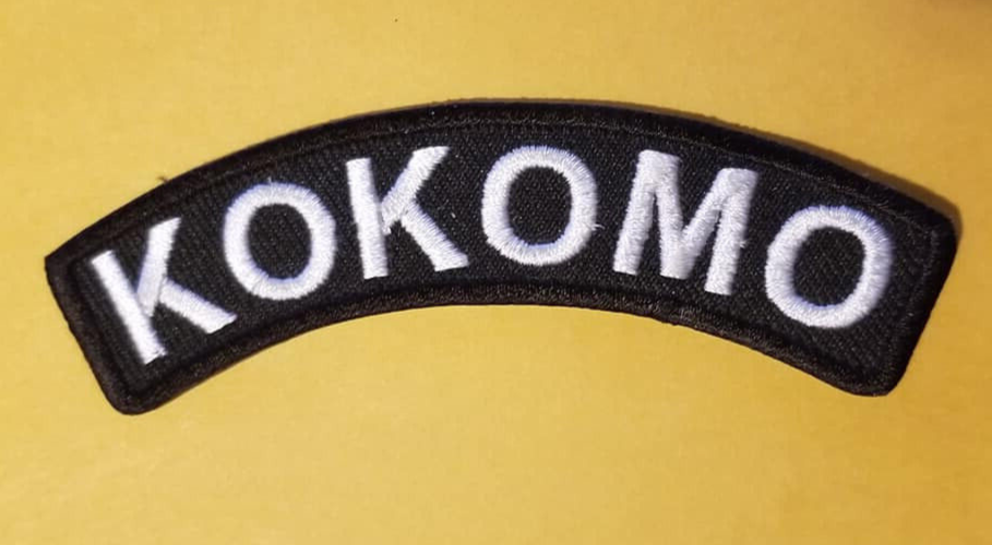 洋楽 Crooked Indiana Cartell KOKOMO, INDIANA Embroidered Rocker Patch * .75X4