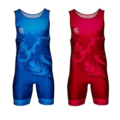 Men's Wrestling Singlet EXTREME HOBBY WRESTLING Suit UWW Representative