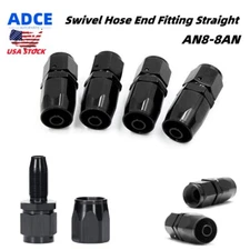 AN8 Swivel End Fitting Adapter For Oil Fuel Gas Hose Line 8An Fittings End Hose