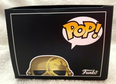 Funko pop ストームトルーパー　ゴールド　限定 Amazon.com: POP 2021 Funko WonCon Exclusive Star Wars #296