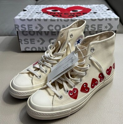 Converse x Comme des Garçons Play All Star Chuck 70 High Top -M8W10, M9W11