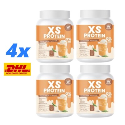 4x WINK WHITE XS WHEY PROTEIN THAI TEE Nahrungsergänzungsmittel Gewichtskontr...