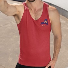 New York UnisexTank-State Flag With Motto Printed