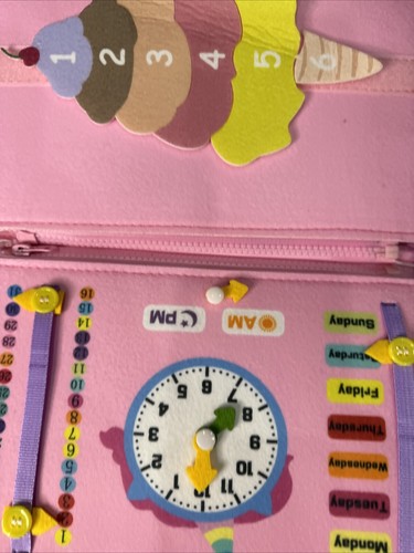Busy Board Giocattolo Montessori per Bambini - Tavola Sensoriale in Sviluppo per Vestiti Basic - Foto 8 di 14