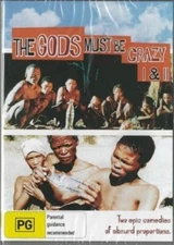 The Gods Must Be Crazy I & II (1980/1989) DVD Set NEW (USA Compatible) 1-2
