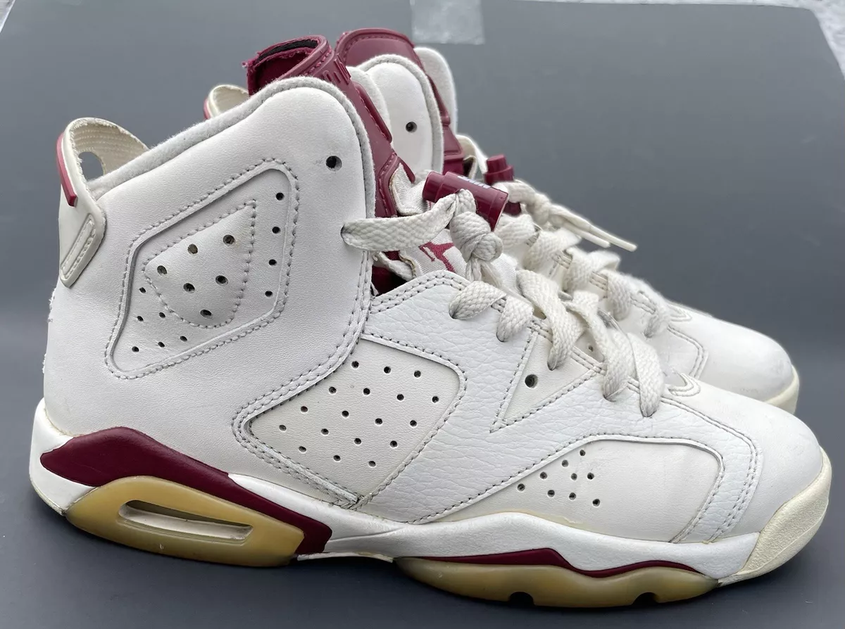 air jordan 6 retro maroon Gs Sz 5.5