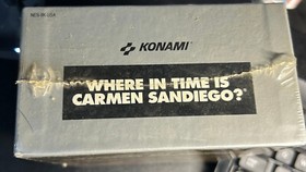 Where In Time Is Carmen Sandiego (Nintendo NES) NEW Factory Sealed Konami