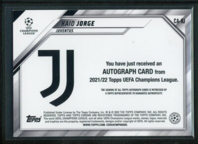 TOOPS CHROME RC KAIO JORGE 5枚限定！