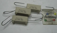 Sylvania ECG Ceramic Cement 3.9 Ohm 10% 5W Resistor High Power 3R9 - NOS Qty 3