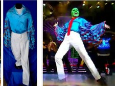 Jim Carrey Cuban Pete shirt from  The Mask  movie Cosplay Costume 