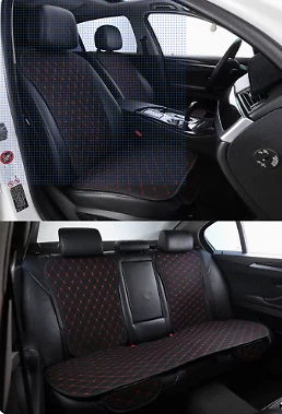 For Dodge Car Seat Cover Cushion Mat Waterproof Backrest Universal S/M/L Size Foto 2 de 4