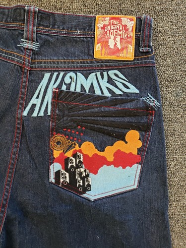 RARE Vintage Akademiks Denim Shorts 