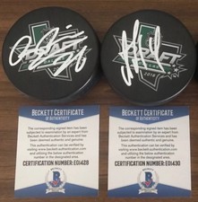 2018 Top 2 Picks NHL  Draft Puck Signed Pucks Dahlin ,Svechnikov