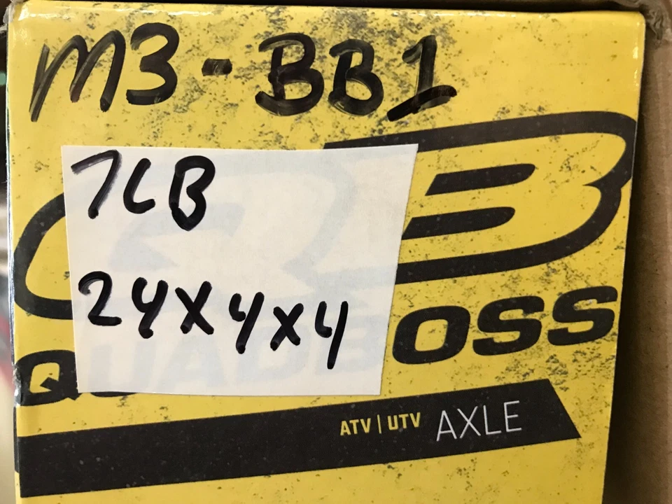 M3BB QuadBoss Right Rear Axle NEW TRM-PO-8-329 609444 - Image 2 of 4