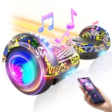 Hoverboard 6.5''  Self-Balancing Off Road scooter w/Bluetooth Speaker 7.5Mph