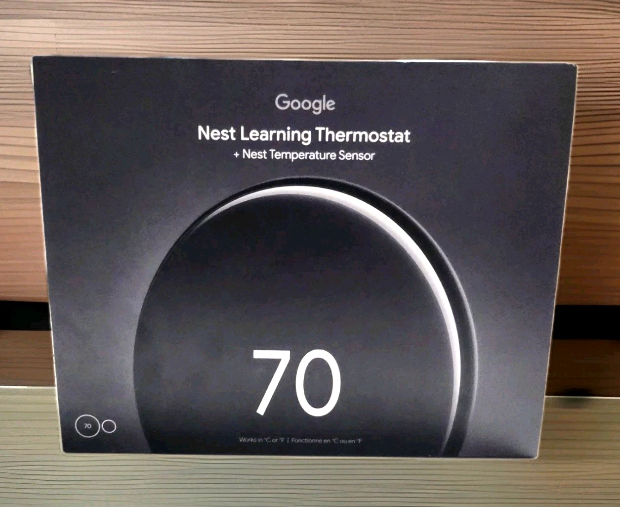 Google Nest Learning Thermostat Obsidian (4th Gen) Temp Sensor (2nd Gen) - NEW
