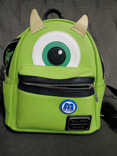 Loungefly Disney Pixar Monsters Inc Mike Wazowski Backpack