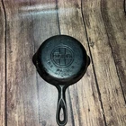 Griswold No # 3 Large Block logo 709 A Cast Iron Skillet Frypan  USA Restored