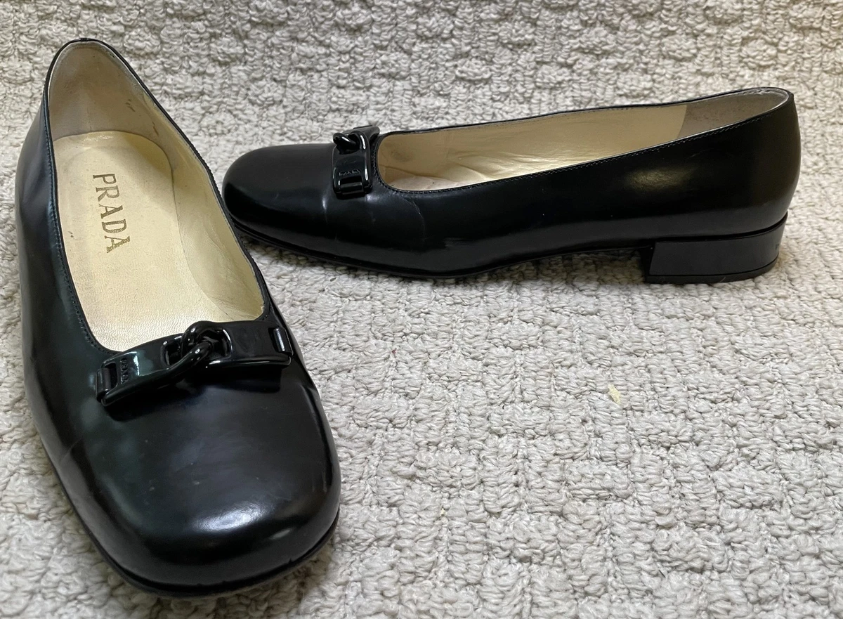 PRADA Buckle Ballet Flats for Women | eBay