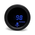 2 Inches 52mm Car Fuel Level Digital Gauge Automobile Blue Backlight Fuel Gauge
