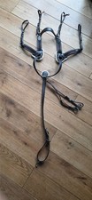 Black 5 point Breastplate Size Pony with elasticated straps