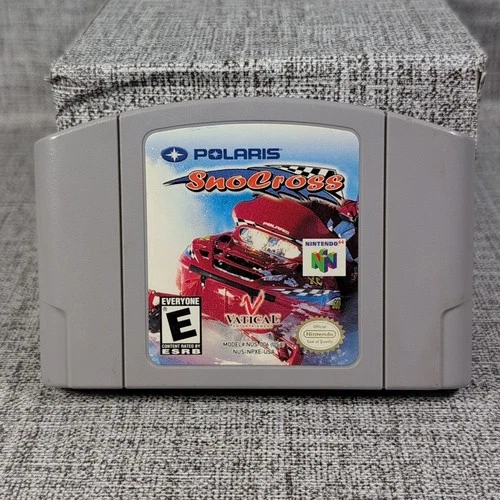 Polaris SnoCross N64 (Nintendo 64, 2000) Authentic Tested Working