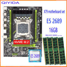 X79 Motherboard Set with LGA2011 Combos Xeon E5 2689 CPU 4Pcs X 4GB = 16GB Memor