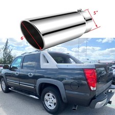 5 Inlet 6 Outlet 15 Long Stainless Steel Exhaust Tip For Chevy Avalanche Ltz