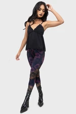 KILLSTAR Twilight Rose Leggings In Black/Pink