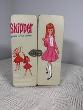 Vintage 1964 Mattel Skipper Barbies Little Sister Doll Carrying Case